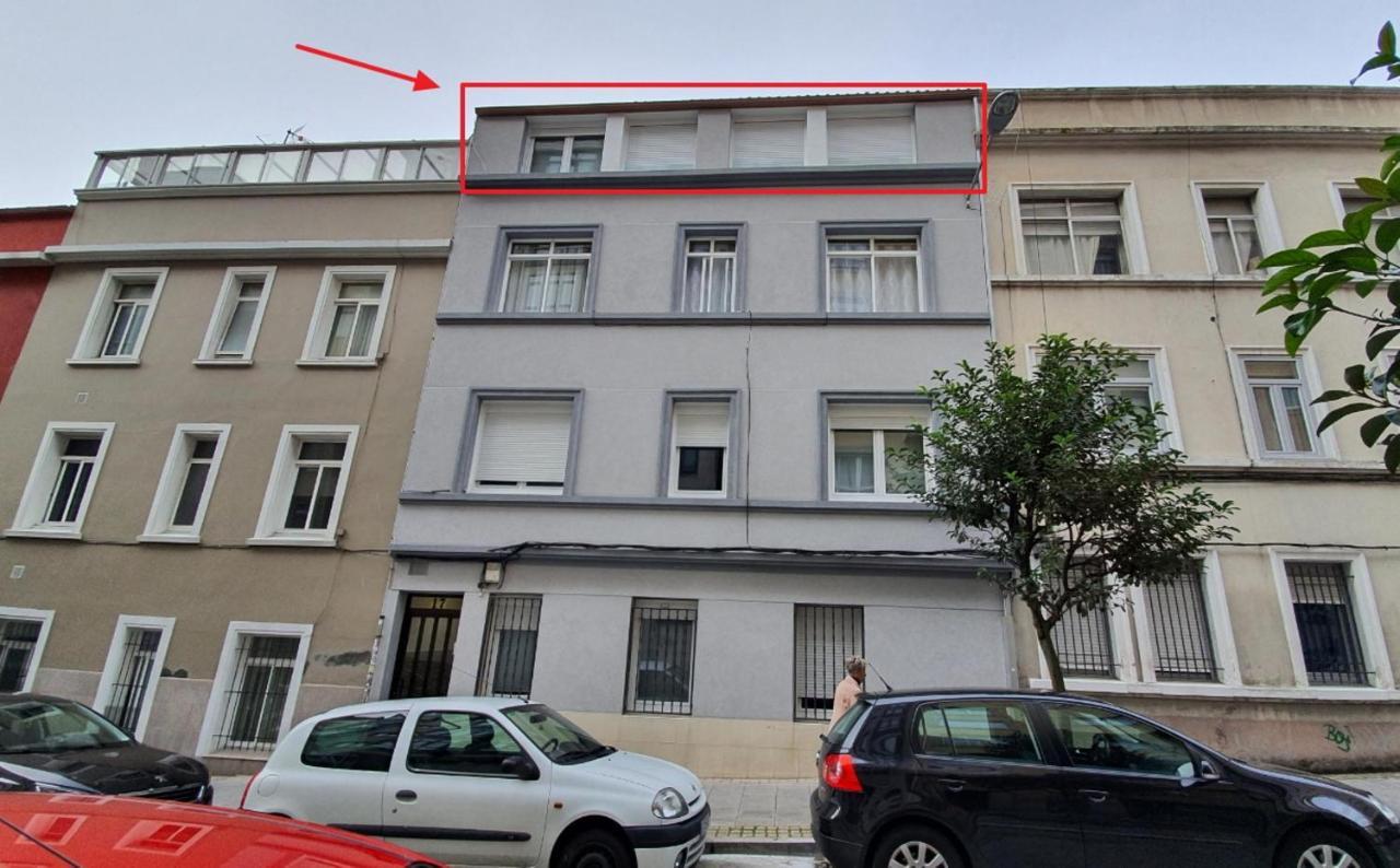 Atico Merced. Tranquilo Y Bien Situado La Coruña Eksteriør bilde